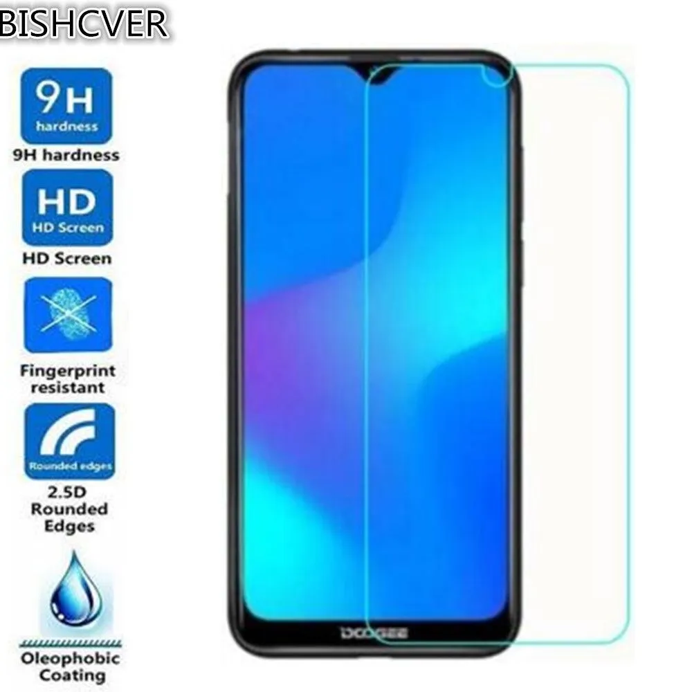 Закаленное стекло Для Doogee N20 (Y9 Plus) защитное мобильный телефон пленка стеклянный