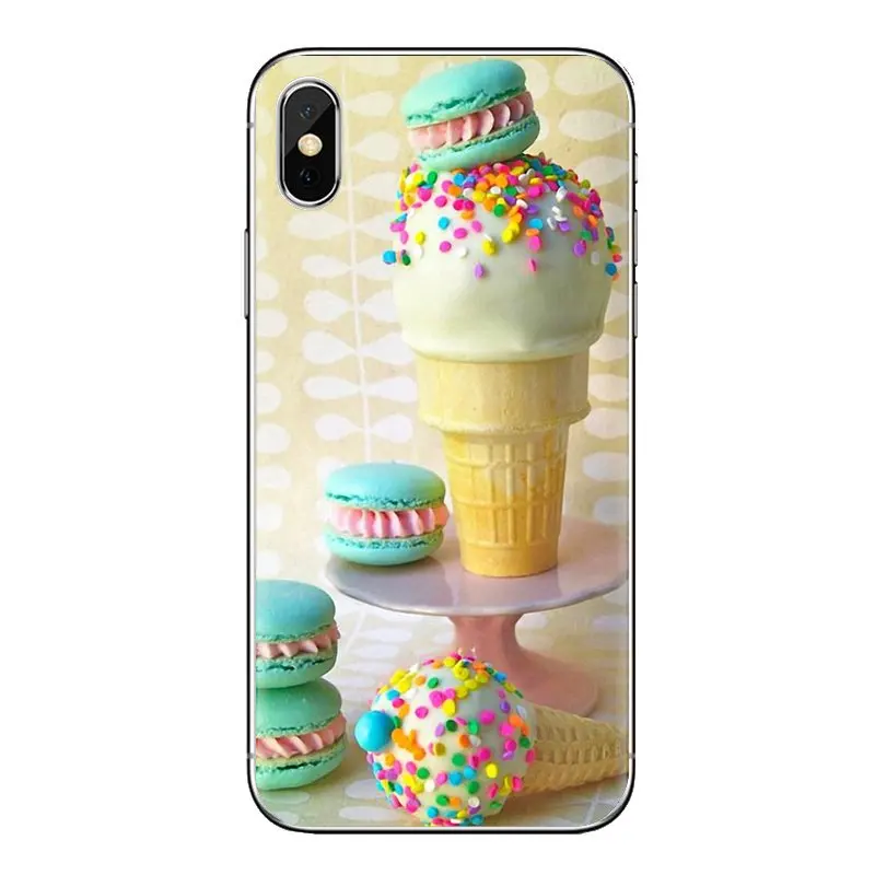 Десертное мороженое laduree Macarons мягкий чехол для huawei P Smart Y6 P8 P9 P10 Plus Nova P20 Lite Pro Mini 2017
