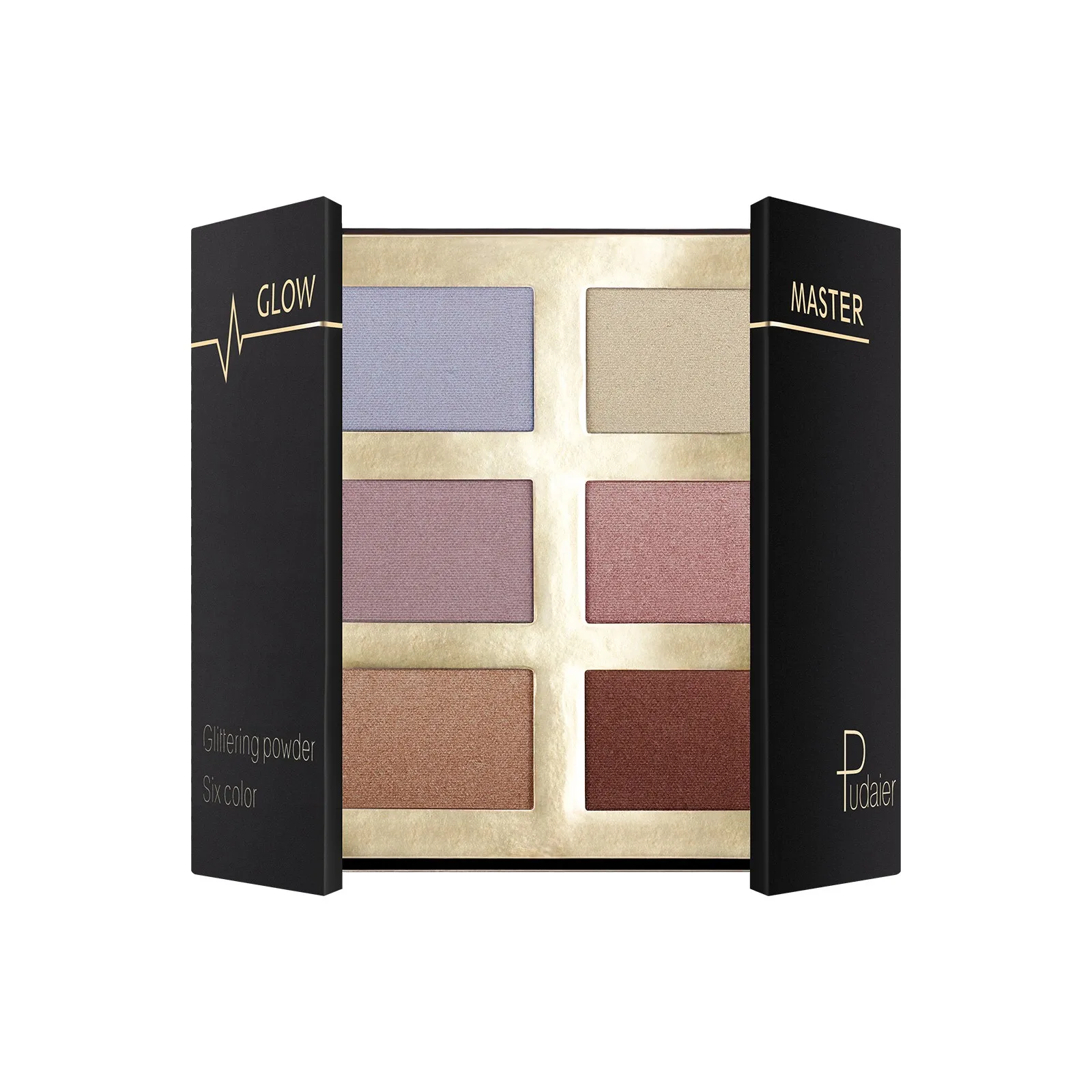 

Eye Shadow Glitter Eyeshadow Beauty Glazed 6-color Brightening Highlight Powder Eye Shadow Repair Powder Eyeshadow Palett #4