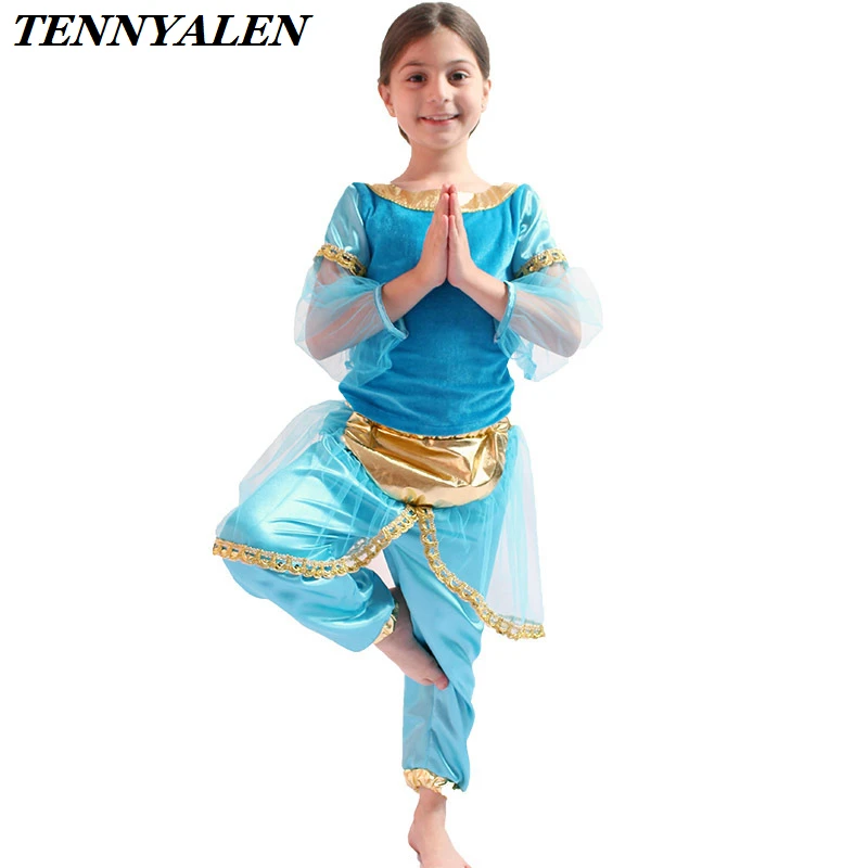 

Аниме Косплей Жасмин Косплей Костюм Аладдин и волшебная лампа главный герой куртка и брюки костюм на Хэллоуин для детей