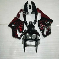 black red flames abs fairing for kawasaki ninja zx7r 1996 2003 zx 7r 96 97 98 99 00 01 02 03 zx 7r 96 03 fairing kit