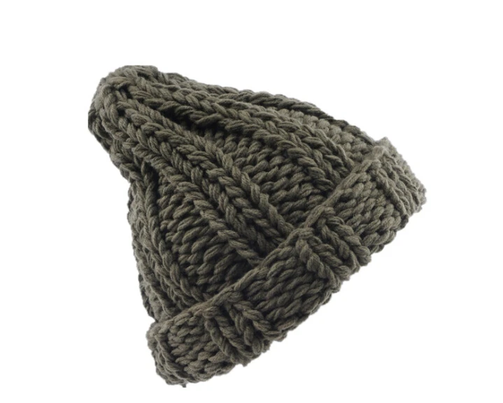 Женская плетеная Вязаная Шерстяная трикотажная шапочка берет лыжная шапка