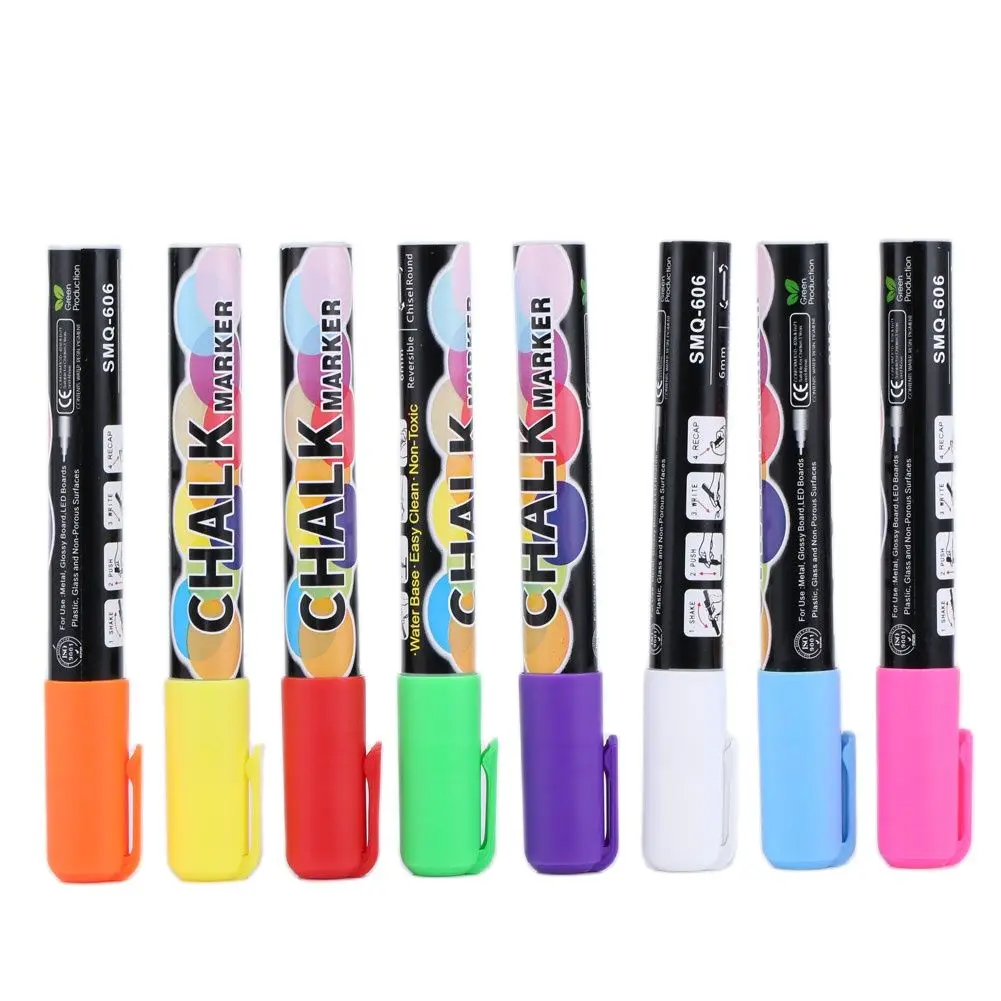 Fluorescent Marker Pen Writing Liner Liquid Chalk Office Sch