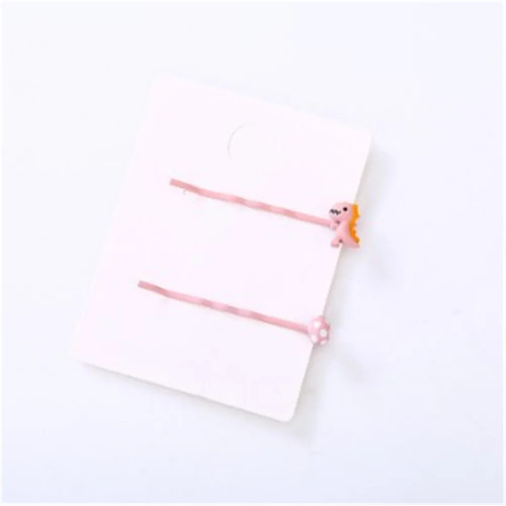 Заколка для волос в Корейском стиле с изображением динозавра красного