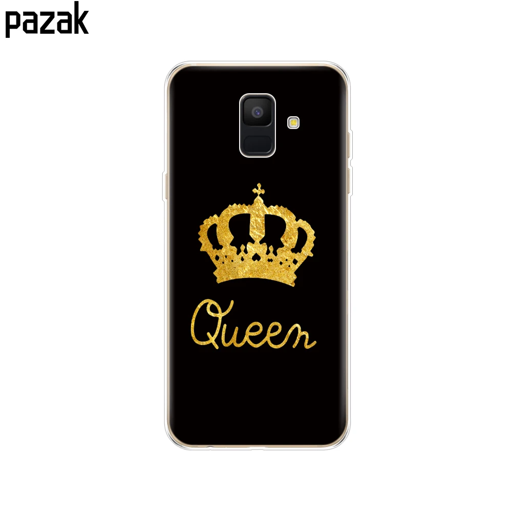 Силиконовый чехол для телефона samsung Galaxy A6 Dual SIM SM A600 A600F, мягкая задняя крышка из ТПУ для samsung A6 Plus A605 A605F pop