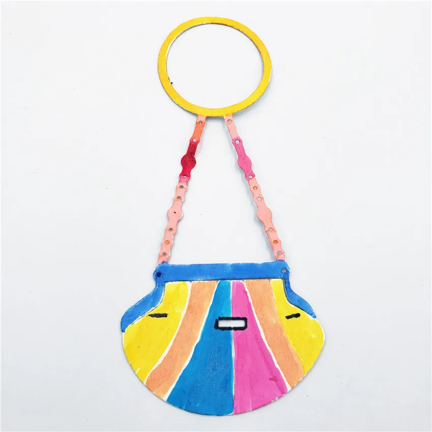 5.1*11cm Shell handbags paper die Cutting dies metal crafts die-cutting /DIY embossing Easter Halloween Scrapbooking | Дом и сад