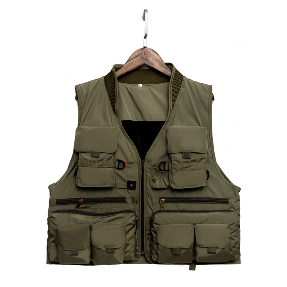 

Outdoor Training Tactical Hunting Vest for Men Quick Dry Fly Fishing Combat Vest Breathable Jacket with Mesh Lining for Angler