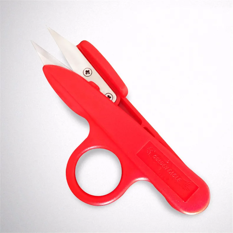 1Set Eagle Yarn Scissors Household Sewing Matching Thread Cutting Cross Special U-shaped Plastic Handle | Инструменты