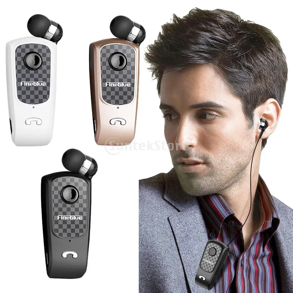 

F-plus Retractable Bluetooth 4.0 Clip-on Clip Running Earphone