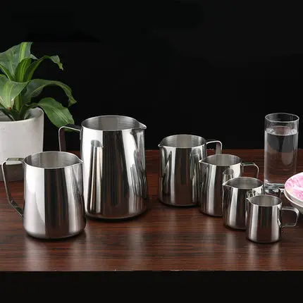 

Нержавеющая сталь чашка для латте нарядное молочной пены чашки капучино чашка для латте мерный стаканчик с острым открытым носком латте го...