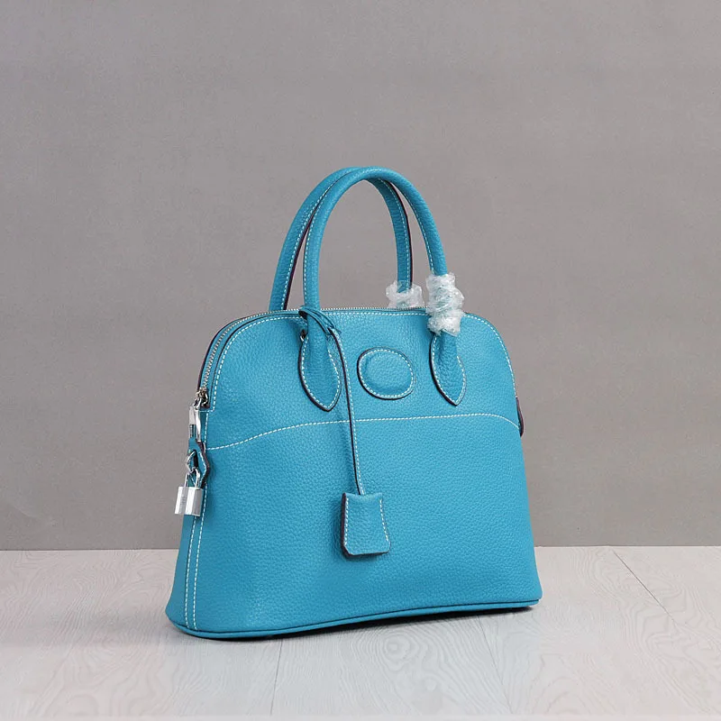 Новый тип происхождения личи зернистая коровья кожа сумка на одно плечо в виде