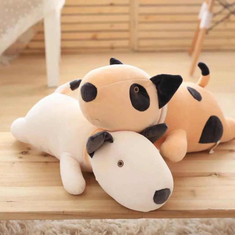 Милая мягкая собака-бультерьер плюшевая собака подушка кукла детская игрушка