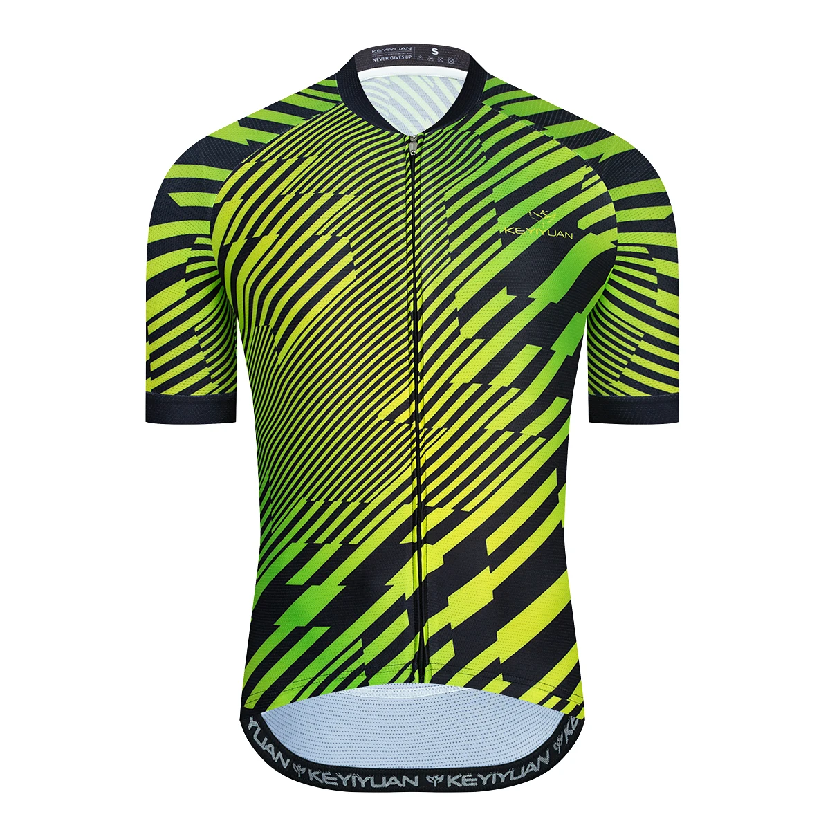 

KEYIYUAN New Men Cycling Jersey Team Bike Tops Summer Short Sleeve Bicycle Wear MTB Sports Clothes Breathable Camisas Ciclista