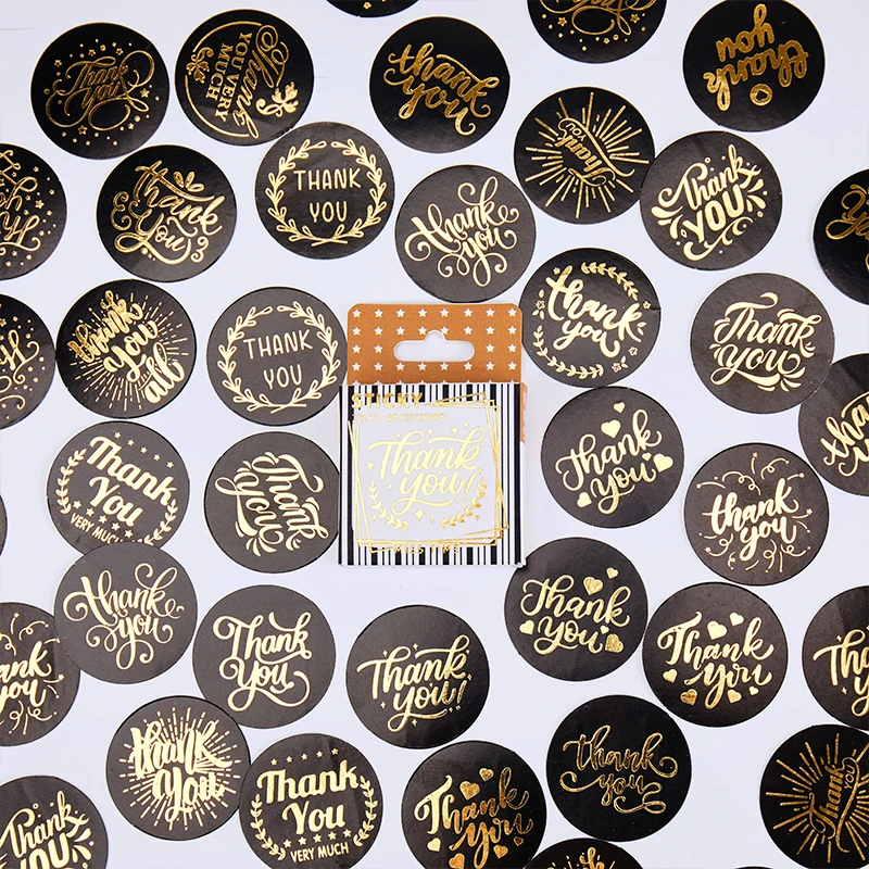 

46 pcs INS Scrapbooking Stickers self made Thank you Junk Journal Diary Album Planner handmade Collage material Supplies