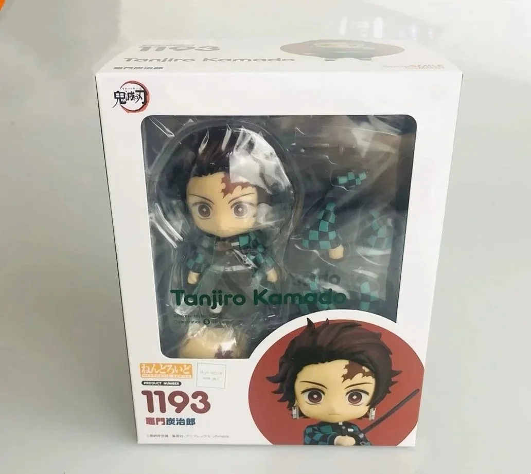 

Kimetsu no Yaiba Tanjirou Action Figure 1193# PVC Toy Anime Demon Slayer Tanjirou Figurine Cute Toys 100mm