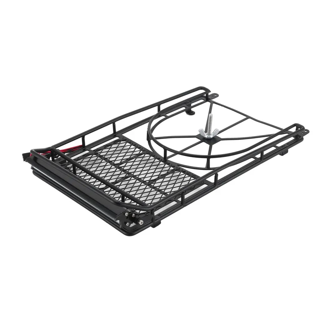 

Багажник на крышу со светодиодсветодиодный подсветкой для TRX4 SCX10 RC4WD GEN8 Axial SCX10 III