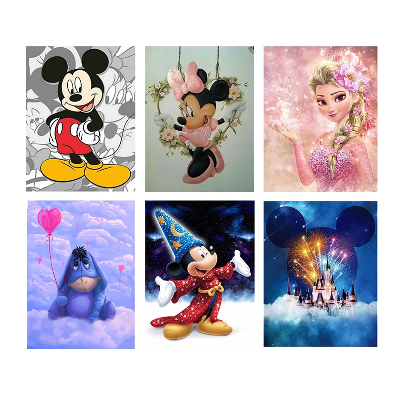 

Disney Mickey Mouse Cartoon Poster Canvas Painting Mural Wall Picture Living Room Kids Bedroom Home Decoration