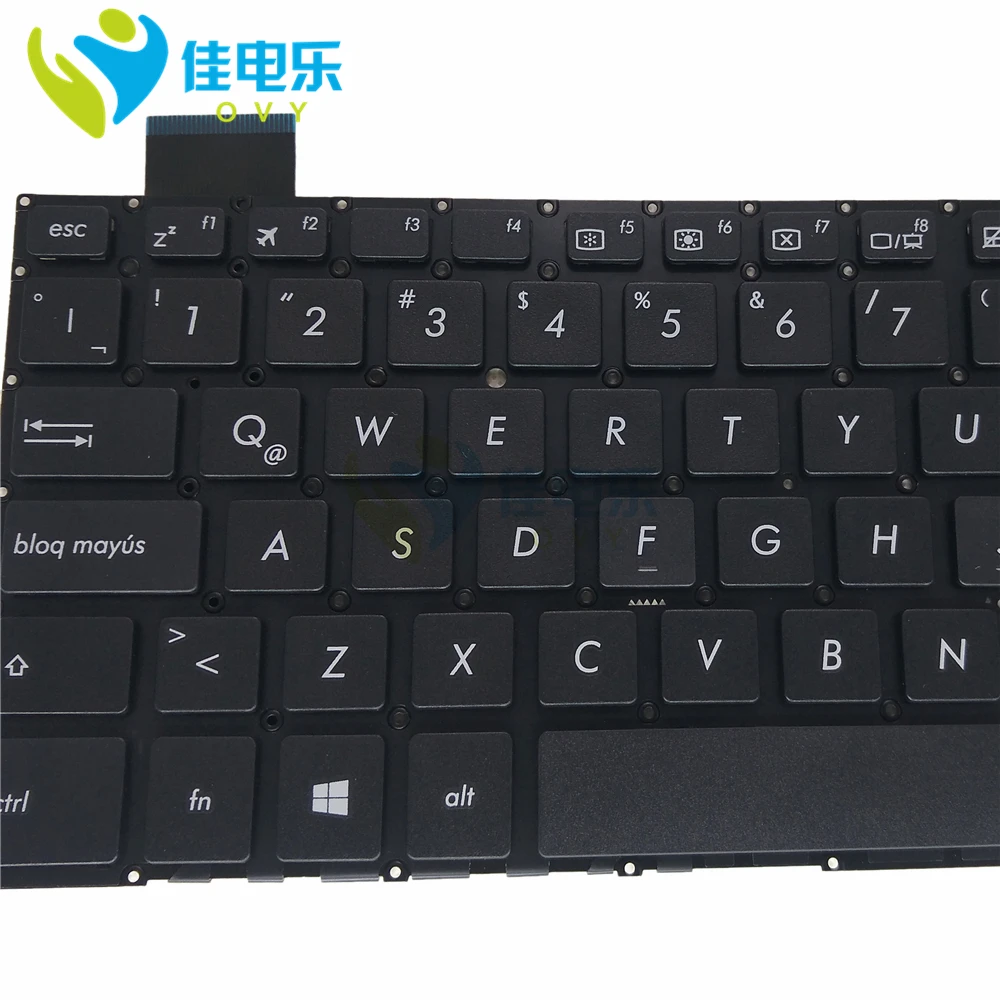 Латиноамериканская Клавиатура для ноутбука ASUS X407 X407M X407MA X407UBR X407UA X407UB A407 p/n:9Z.NDA SB.B1E