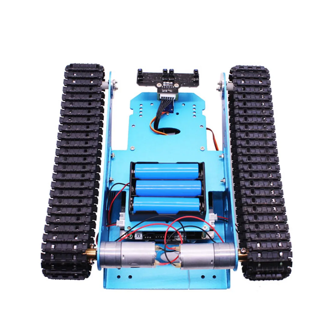 

Arduino UNO Tracked G1 Tank Car Off-Road Vehicle DIY Educational Robot RC Tank Car with UNO Mainboard