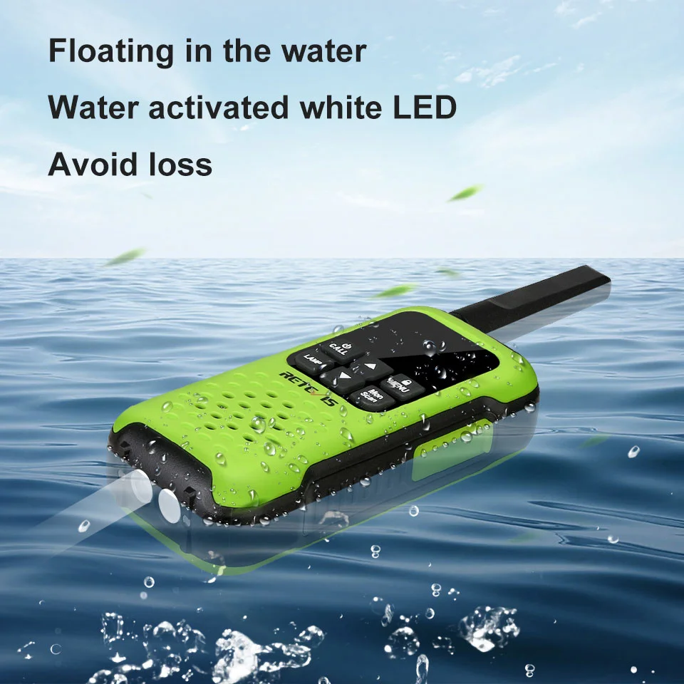 2022.Retevis wireless walkie talkie rt649p, waterproof IP67, 2uds or 4uds, two-way portable wireless PMR, canoe fishing
