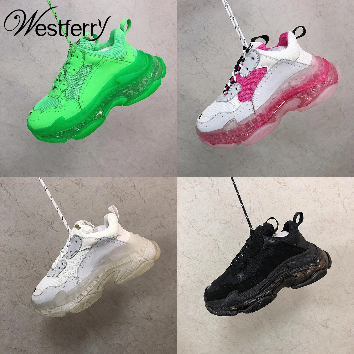 

Женские кроссовки на платформе, спортивная обувь на толстой подошве с воздушной подушкой, новинка 2019