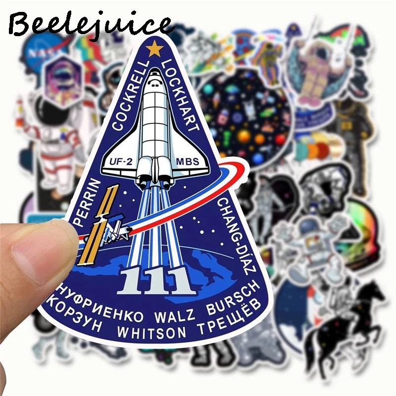 50 шт. винтажные забавные наклейки с космосом астронавтом Скрапбукинг