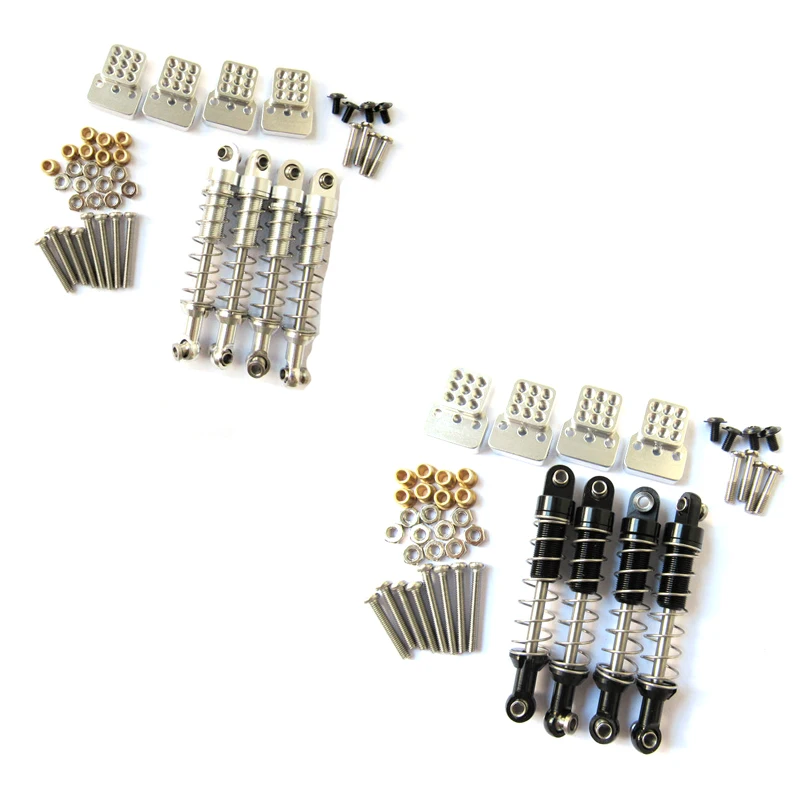 

4Pcs Shock Absorber Damper with Extender for WPL C14 C24 MN D90 D91 D99S RC Car Accessories