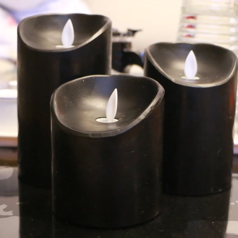 LED Electronic Dancing Flameless Candle Light Simulation Candle Battery Operated Wedding Festival Home Decor Water Ripple lamp