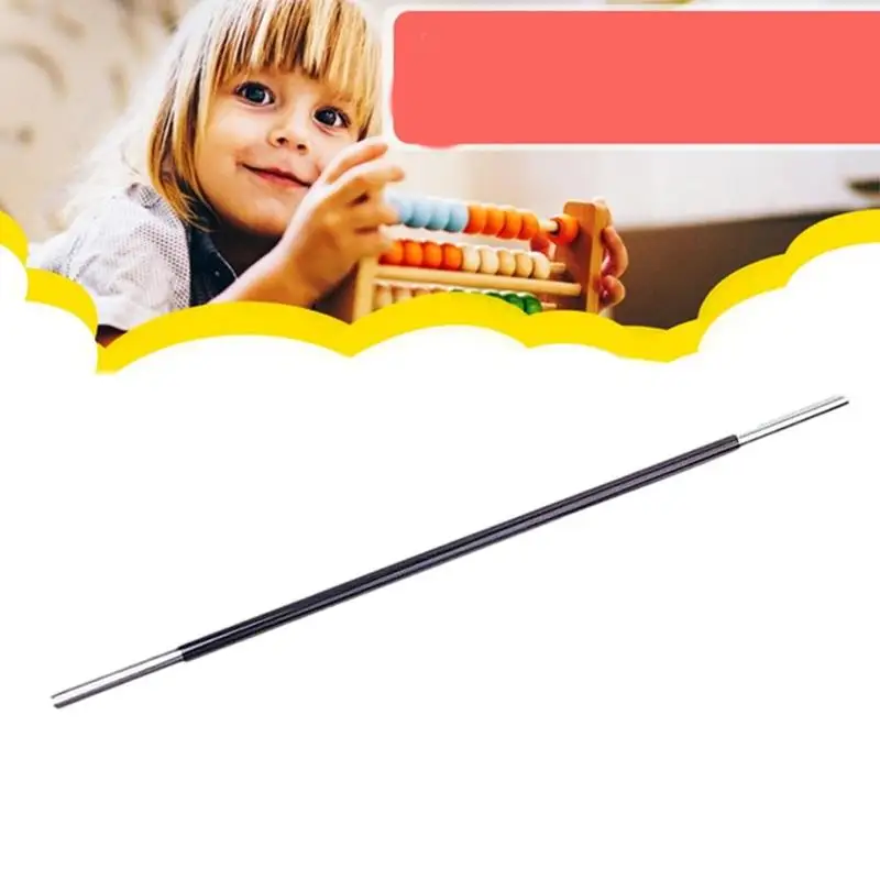 Children Mini Stick Plastic Magic Pocket Staff Portable Outdoor Sports Wand Silver Hoop Bouncing | Игрушки и хобби