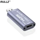 Карта видеозахвата 4K HDMI-USB 2,0, HD-рекордер для ПК, игр в реальном времени для Ps4, Xbox, коробка для записи, запись, прямая трансляция