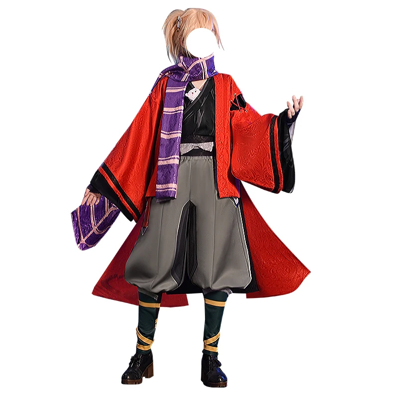 DokiDoki-R Game Genshin Impact Косплей друг каэдехара казуха косплей мужской костюм Kazuha Friend