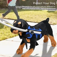 blind pet anti collision ring prevent visually impaired pets from hitting wall portable dog vest style chest strap guide circle