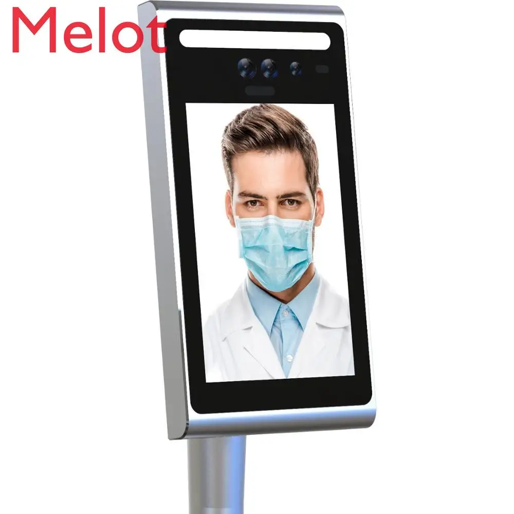 

1 hot sale 2020 temperature detection+facial recognition 8 inch Thermal Infrared tablet camera access control system