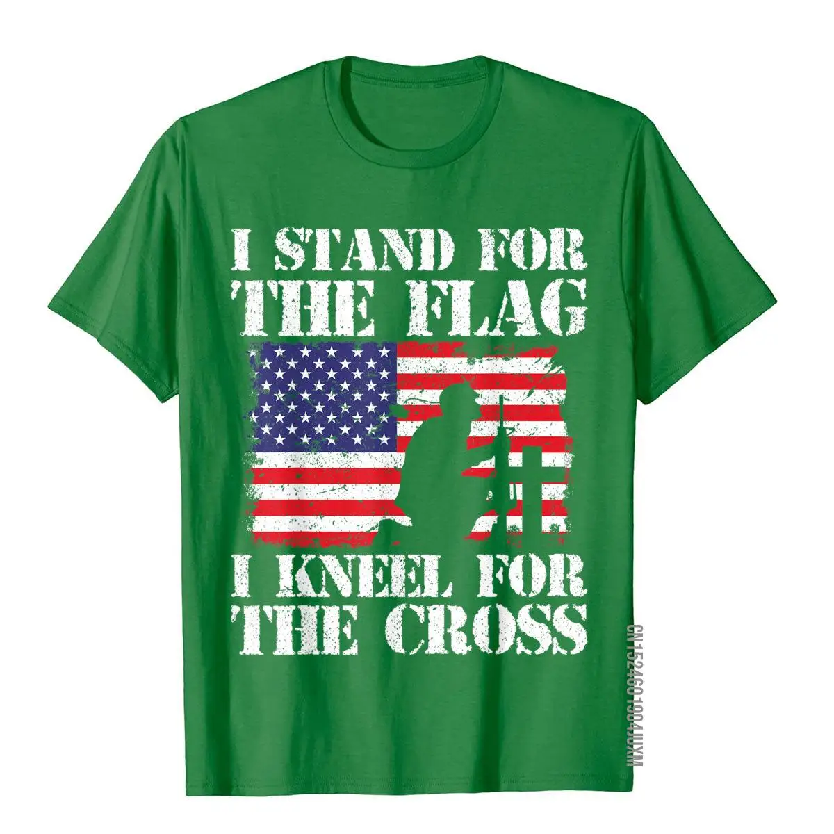 I Stand For The Flag Kneel Cross 4 Of July Gift футболка купоны молодые футболки повседневные топы