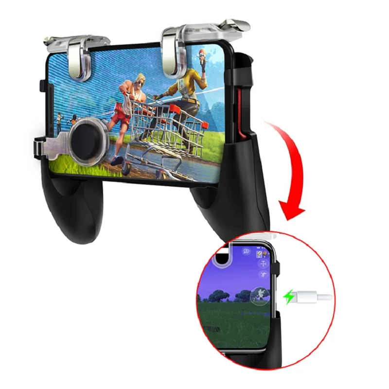 Data Frog L1 R1 триггер для PUBG мобильный игровой контроллер геймпад Кнопка огня