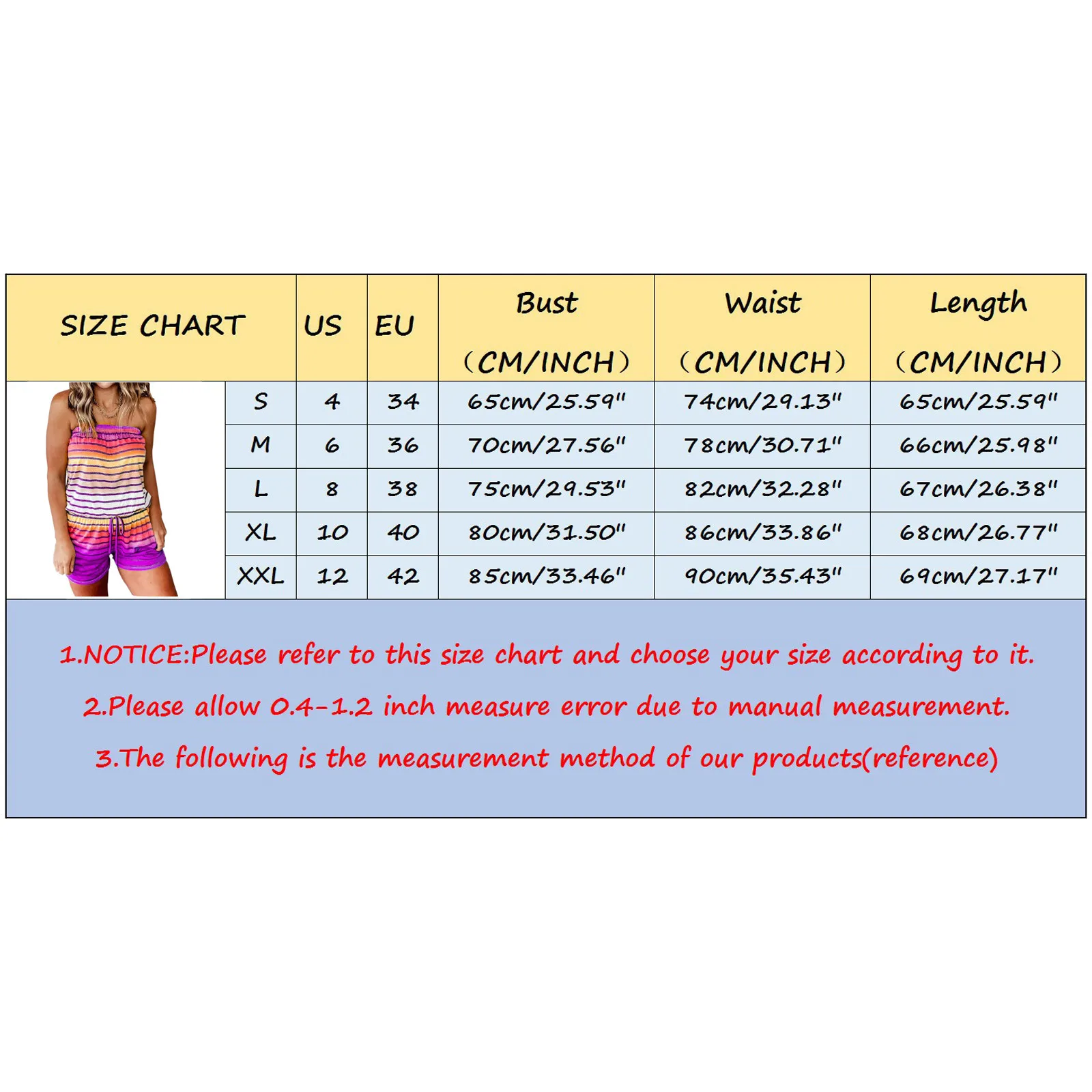 

Womens Sleeveless Beach Short Jumpsuit Drawstring Sleeveless Strapless Summer Romper Beach Wear Loose Overalls Playsuits Female