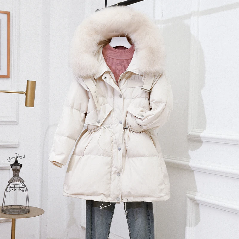 

JCHB 2021 Season sale really collars down jacket in the new female female long thickening anti-season coat