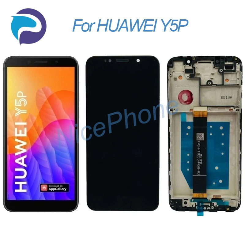ЖК-экран + сенсорный дигитайзер для HUAWEI Y5P, дисплей 1440*720 DRA-LX9 для HUAWEI Y5P 2020, сменный ЖК-экран в сборе
