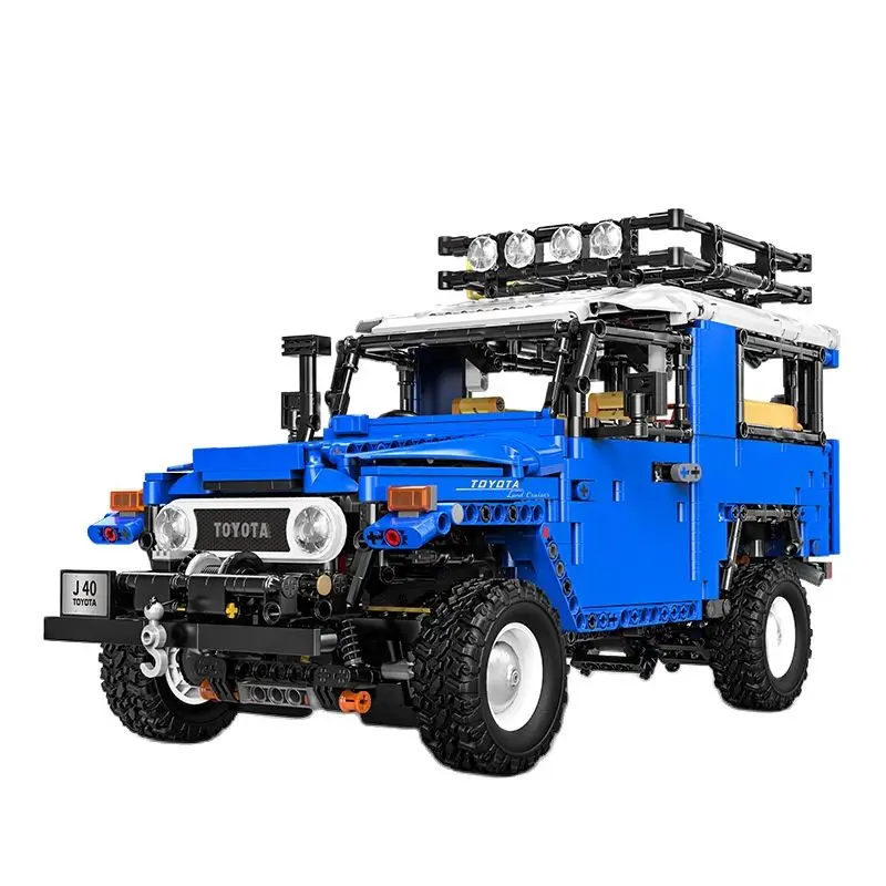 

YC-QC012 Toyota authorized TOYOTA J40 model static version model children's puzzle building blocks toy children decoration gift