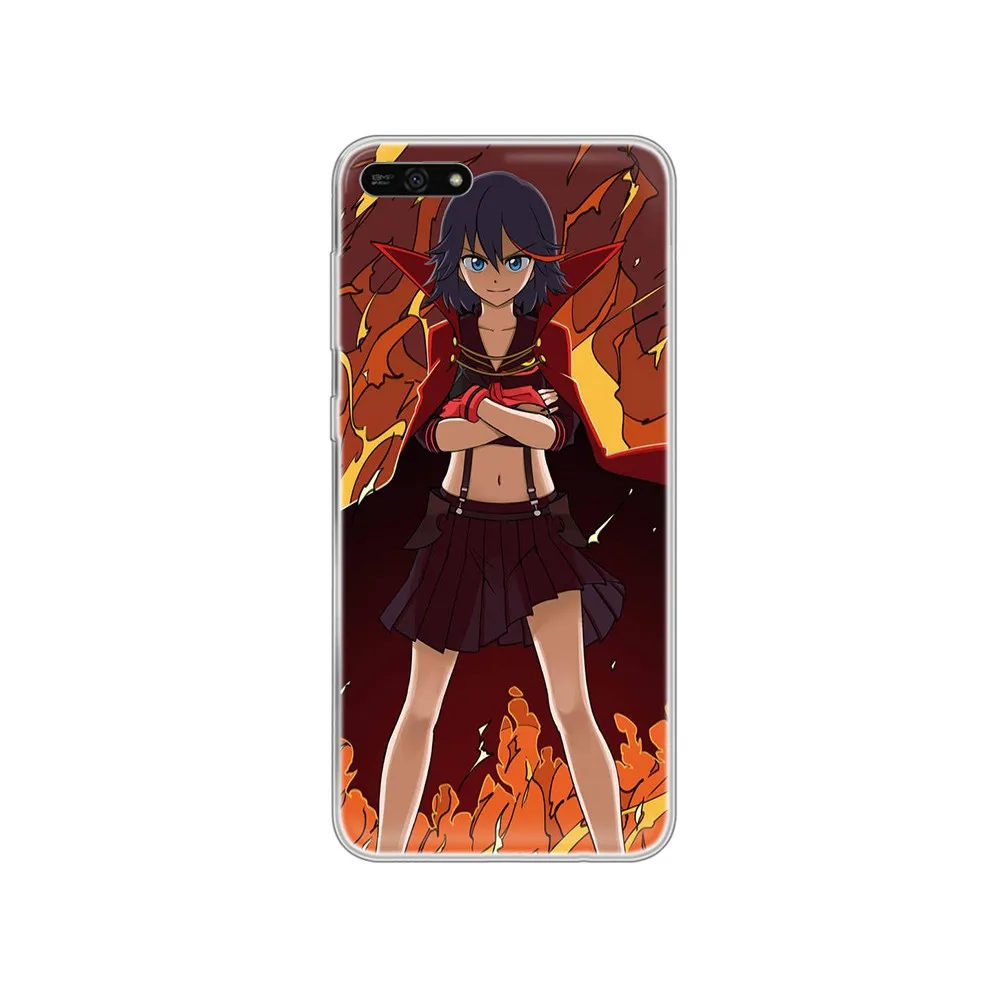 Мягкий чехол с аниме kill la 3D прозрачный для телефона HUAWEI honor mate 7A 8S 8X 9 9X 10 20 30 pro lite |