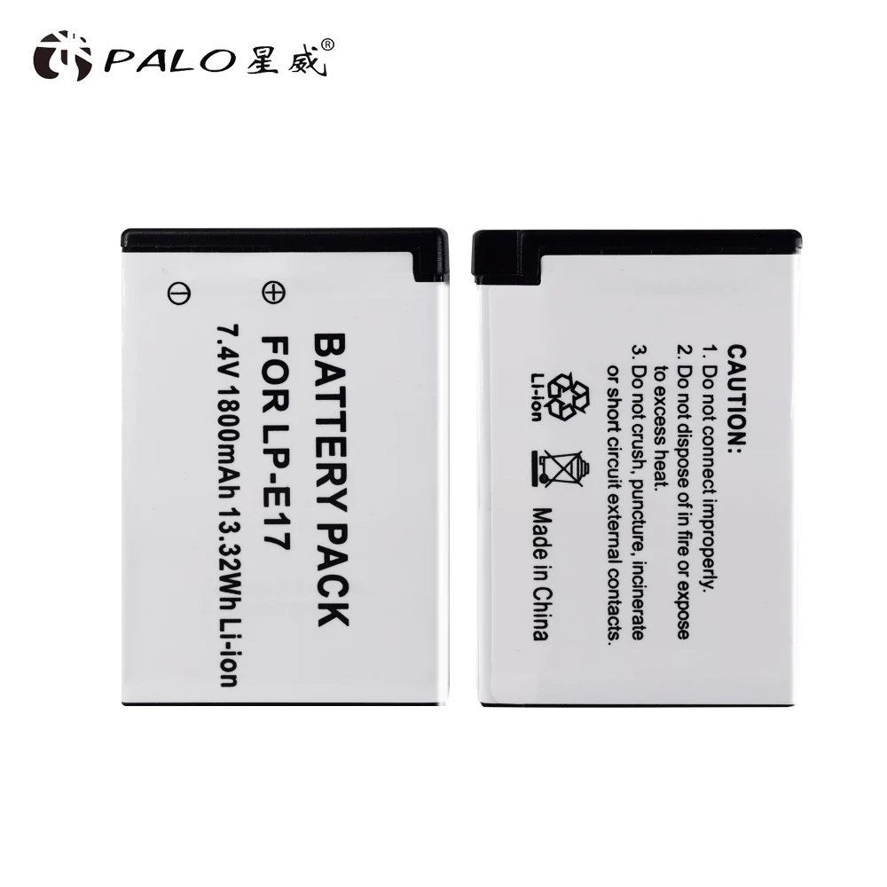 2pcs battery 1-4 года шт. LP-E17 LPE17 LP E17 Батарея+ ЖК-дисплей Дисплей для быстрой зарядки с usb-портом, Зарядное устройство для цифровой однообъективной зеркальной камеры Canon EOS 200D M3 M6 750D 760D T6i T6s 800D 8000D поцелуй X8i - Цвет: 2pcs battery