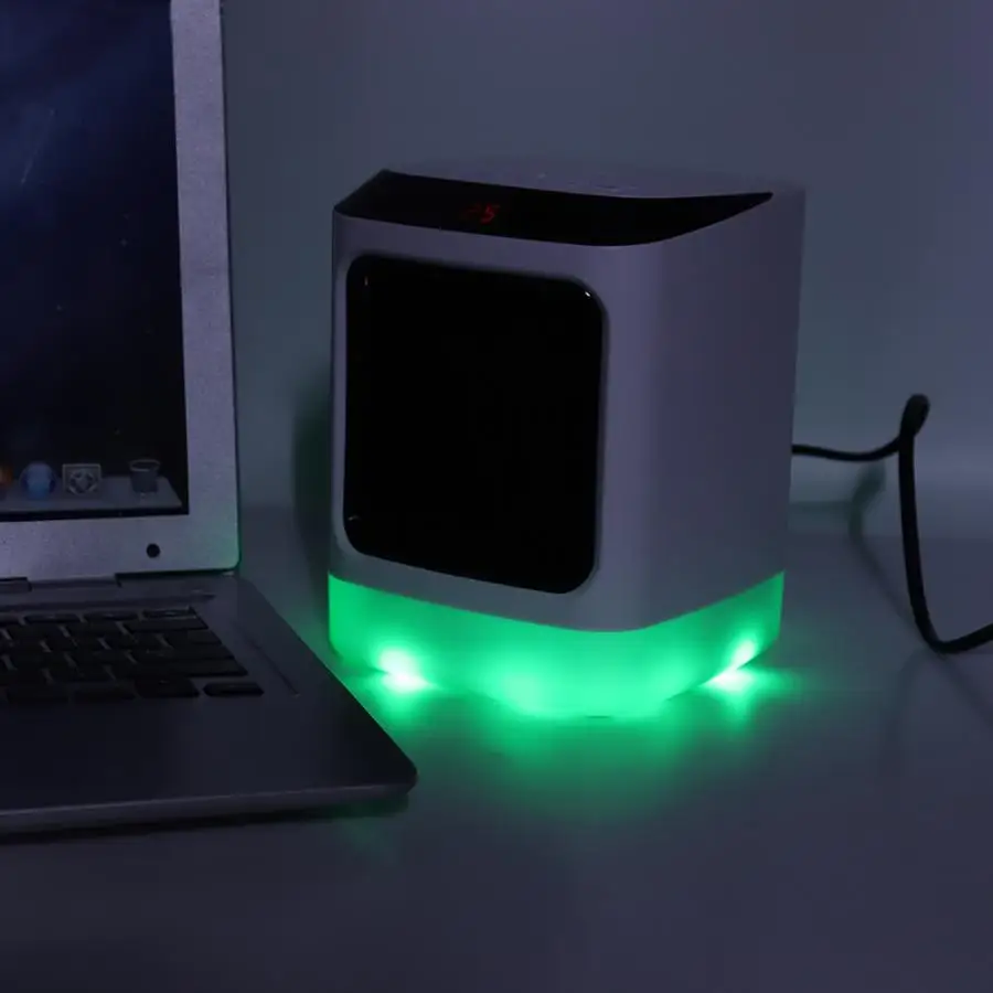 Portable Home Office Timing Electric Tabletop Fan Heater with Remote Control 110-220V | Бытовая техника