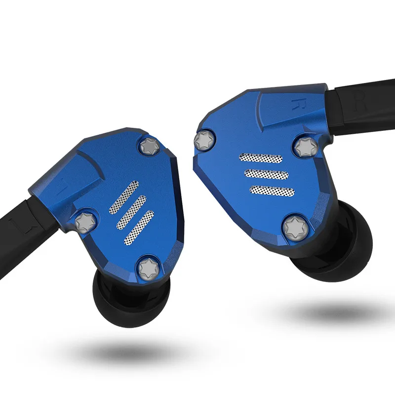 2019 памятная версия KZ ZS7 4BA + 1DD гибридные наушники вкладыши HIFI бас гарнитура DJ