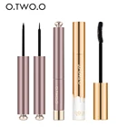 O.TWO.O Набор для макияжа для глаз Черная тушь для ресниц, тонкая жидкая подводка для глаз, карандаш, водостойкий, не размазывающийся косметический набор для женщин