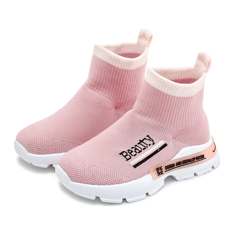 Fashion Boots Girl Casual Sneakers Breathable Student Kids Summer Size 5 8 12 13 Years Old Cute Children Mesh Footwear Autumn
