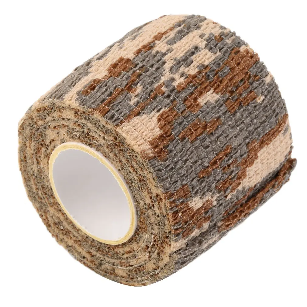 

Durable Roll Men Army Adhesive Camouflage Tape Stealth Wrap Outdoor Hiking Camping Hunting Shooting Tool Hunting Stealth Wrap