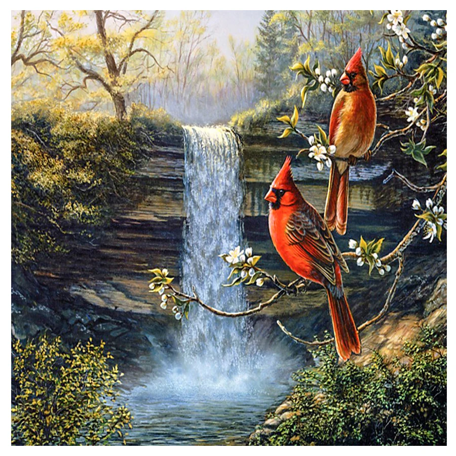 Набор для алмазной вышивки Водопад картина из квадратных страз 5D сделай сам