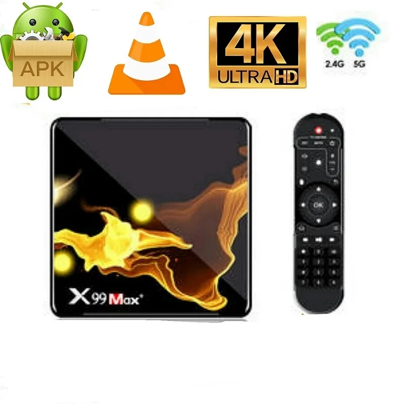 ТВ-Приставка Smart TV box Android IP TV Box 8 Гб 2 Гб 16 Гб 1G H.265 M3U медиаплеер 2,4G 4K Wifi Amlogic Ultra HD