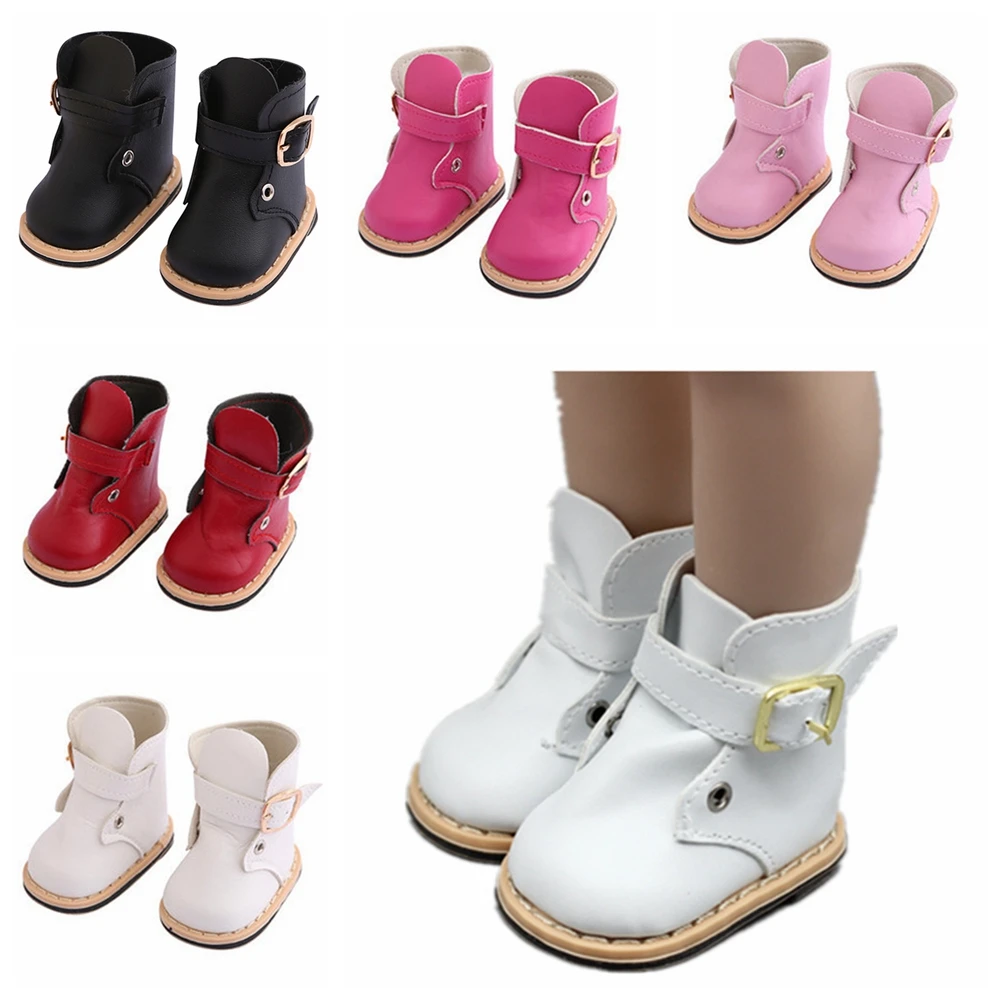 

Mini Doll Shoe accessories 18 inch Dolls Winter Thick Boots Shoes Fit New Born Baby Dolls Boots Girl Play Toy Mini Shoes Gift