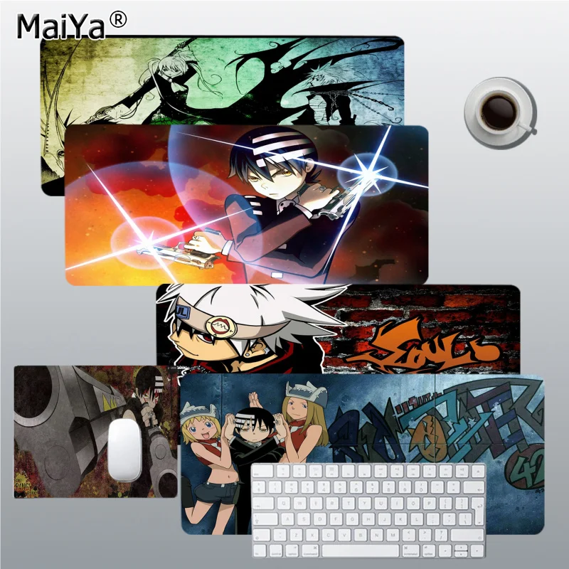 

Maiya soul eater Cool Large sizes DIY Custom Mouse pad mat Size for Game Keyboard Pad for Gamer